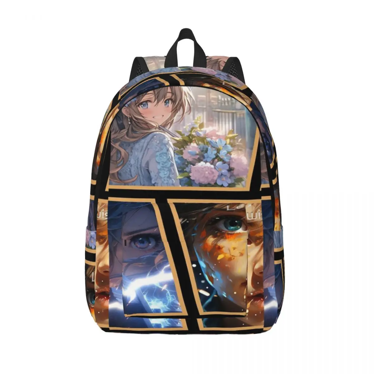

Простой и стильный рюкзак в стиле аниме, холщовый рюкзак, рюкзаки для женщин