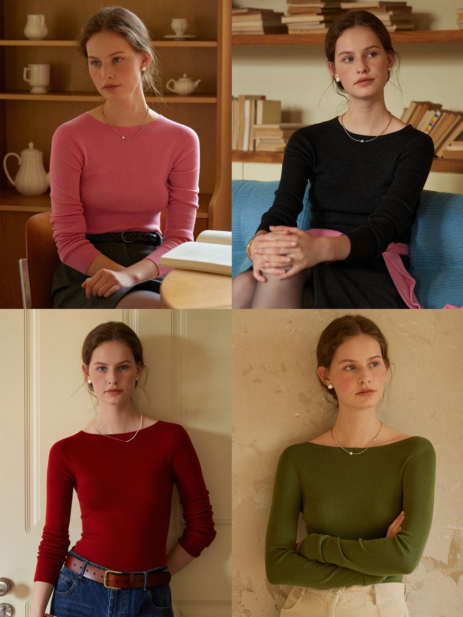 

Вязаный свитер Clean Sense Sl Ultrine из австралийской шерсти на одно плечо, облегающий, мягкий, повседневный, женский зимний топ