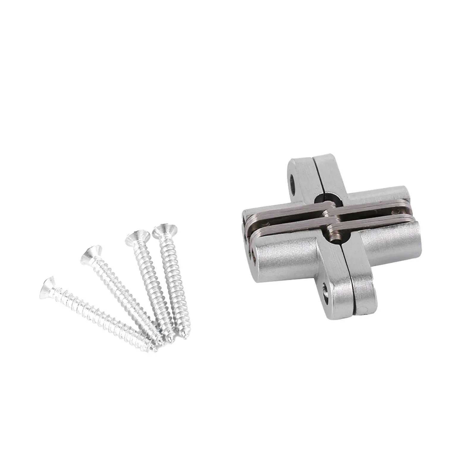 180 graden zinken legering onzichtbare vouwdeur scharnieren, verborgen scharnieren 43,7 mm/60,4 mm/68,8 mm/94 mm, kast scharnieren, verborgen scharnier