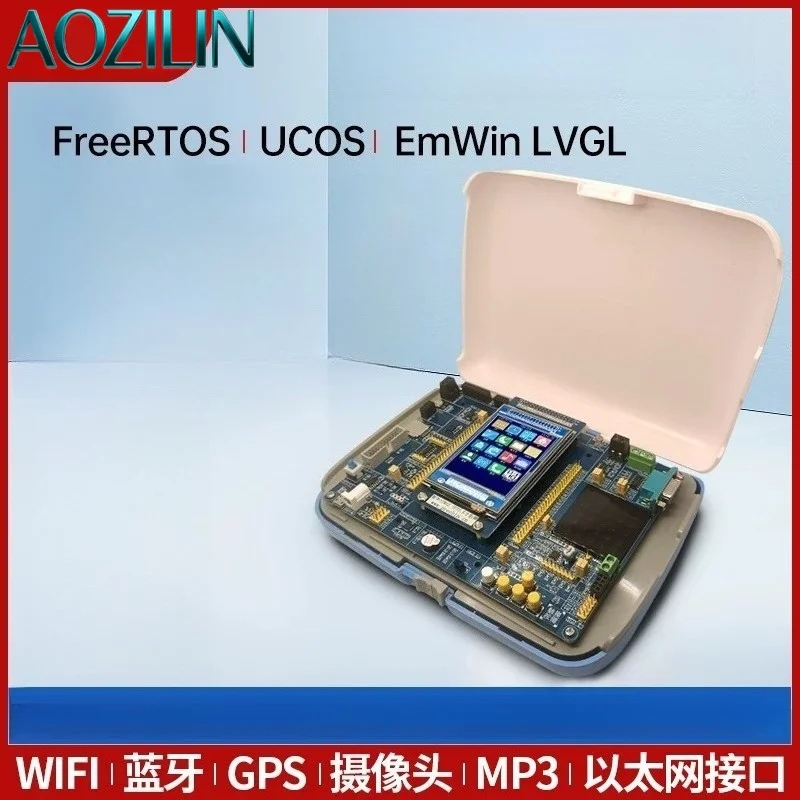 AOZILIN Development Board Kit with ST-LINK Emulator, Cortex-M3 MCU, Support FreeRTOS UCOS, GPIO CAN RS485