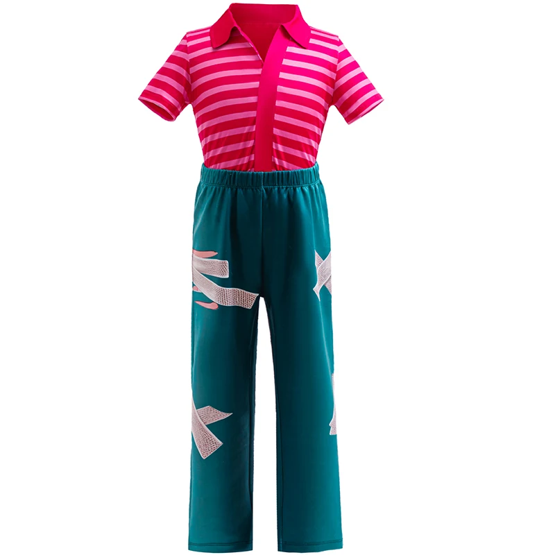 Neues Cosplay-Set „Forgotten Island“ in Kontrastfarben, Sportjacke, lässiges zweiteiliges Set für Kinder, für 3-10-jährige Kinder. – Detail 6