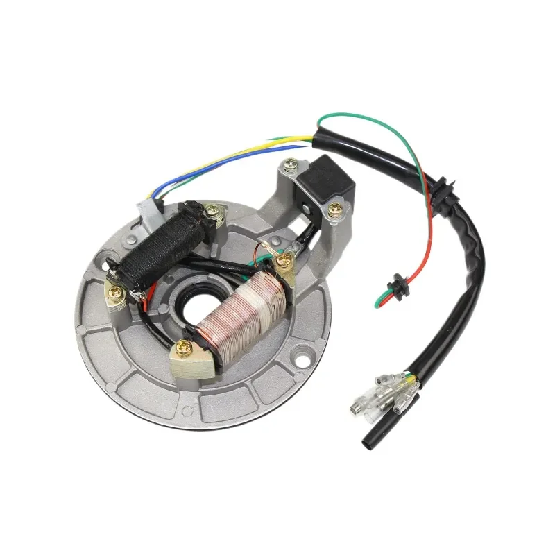 Stator Coil Assembly Full Copper Core Magneto Bracket Compatible with JIALING JH70 70cc Motorcycle Parts