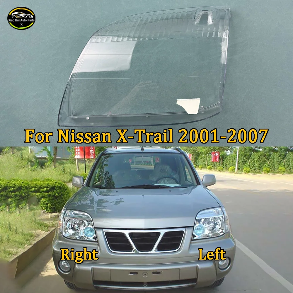 

For Nissan X-Trail 2001 2002 2003 2004 2005 2006 2007 Car Headlight Cover Lampcover Lampshade Lamp Lens Case Auto Light Caps