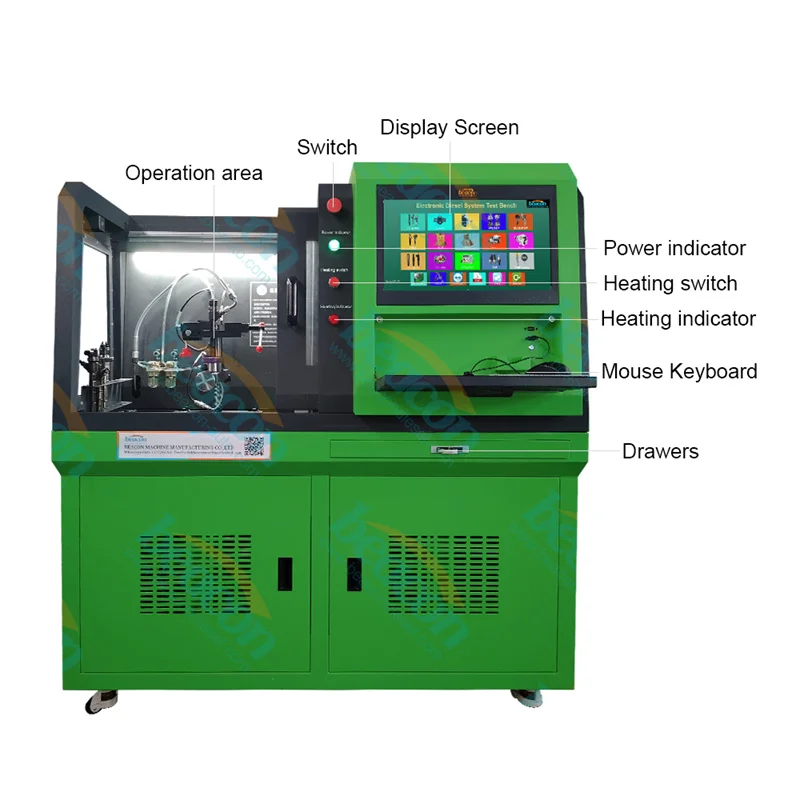 CR311Auto Engine Bank Testing Ma chine Beacon Ma chine for CR Common Rail Die sel Fuel Injector220V Piezo Test Bench Cars LabUse