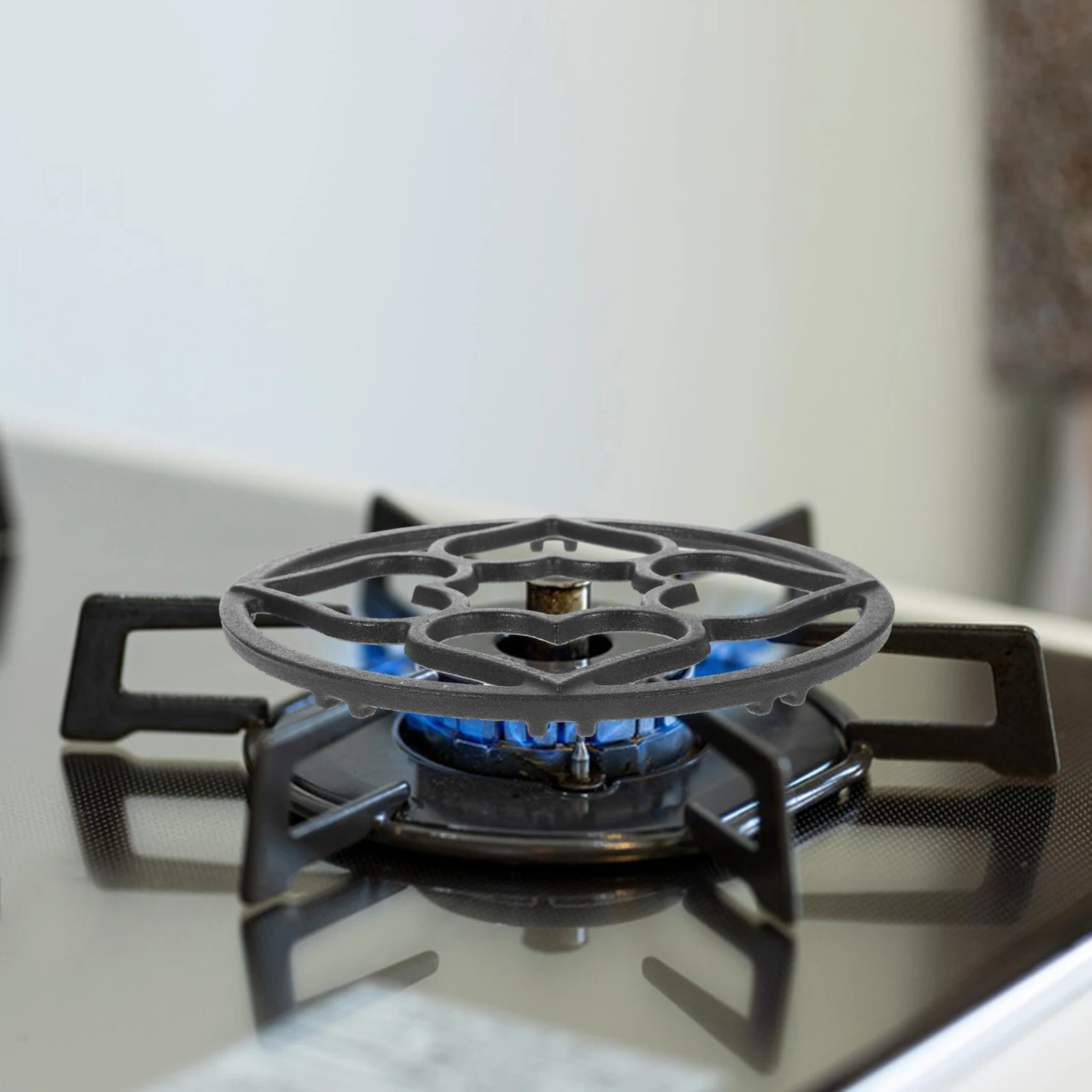 

Wok Ring For Gas Stove Cast Iron Pot Rack Non Slip Support Round Bottom Wok Stand Kitchen Cooking Accessories Stove Grill