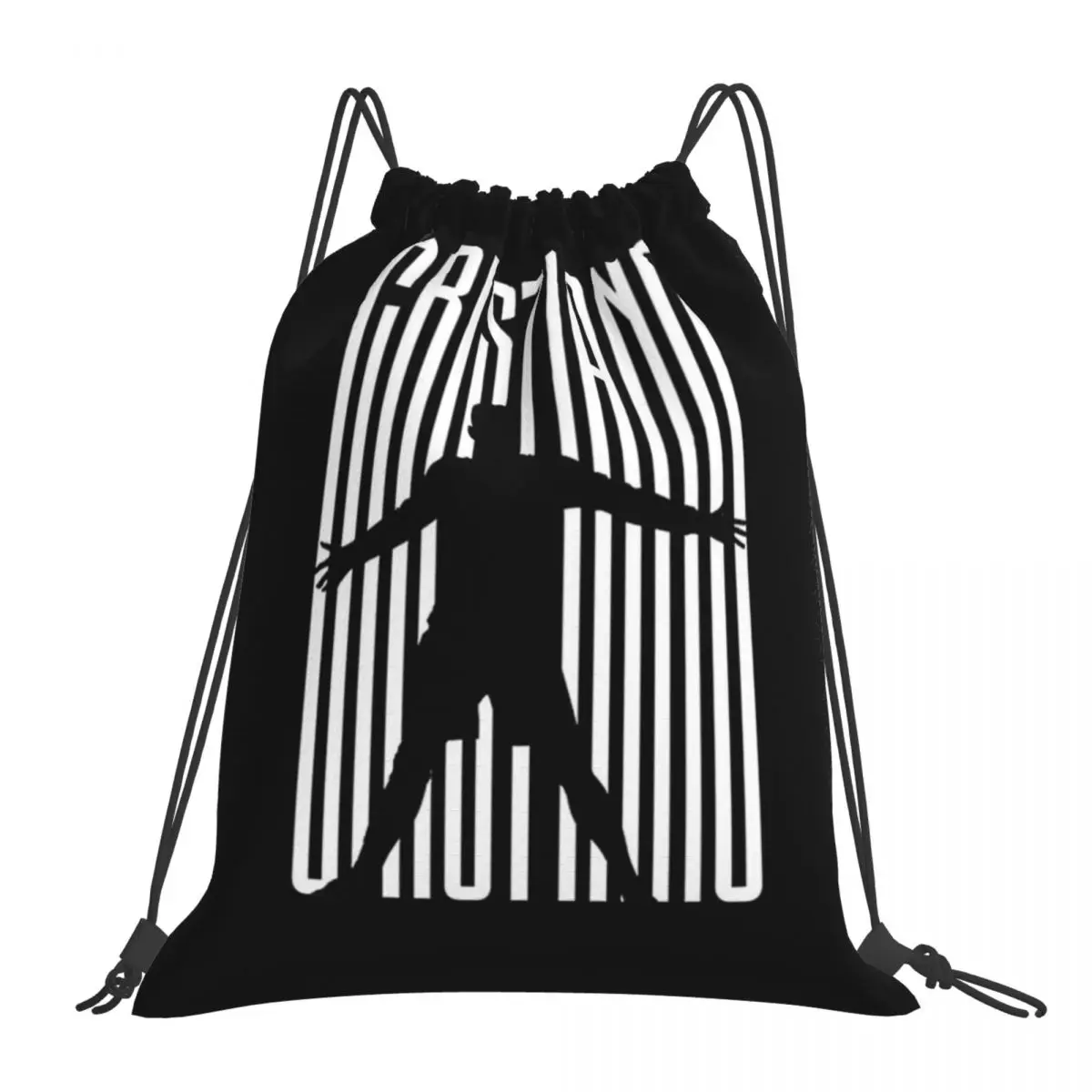 

Cristiano Ronaldo Cr7 Backpacks Fashion Portable Drawstring Bundle Pocket Sports Bag Book Bags For Man Woman School