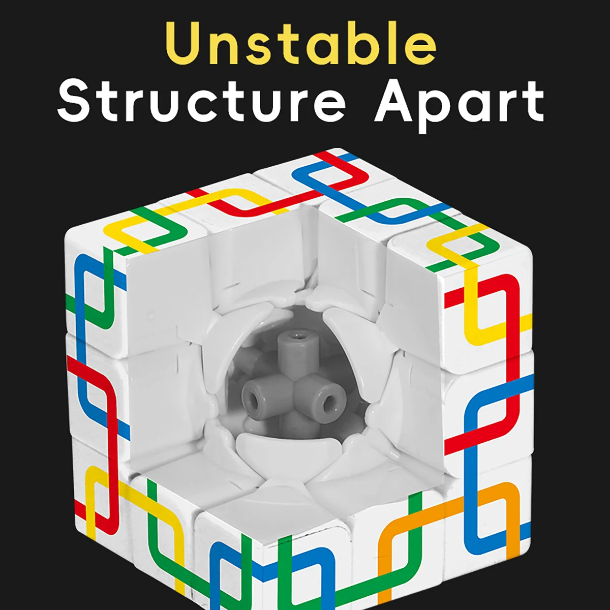 マジックキューブ 3x3x3 3D UV ボックスグリッドカラー塗装ストレスリリーフパズルプロフェッショナルスムーズスピードゲーム子供のおもちゃギフト