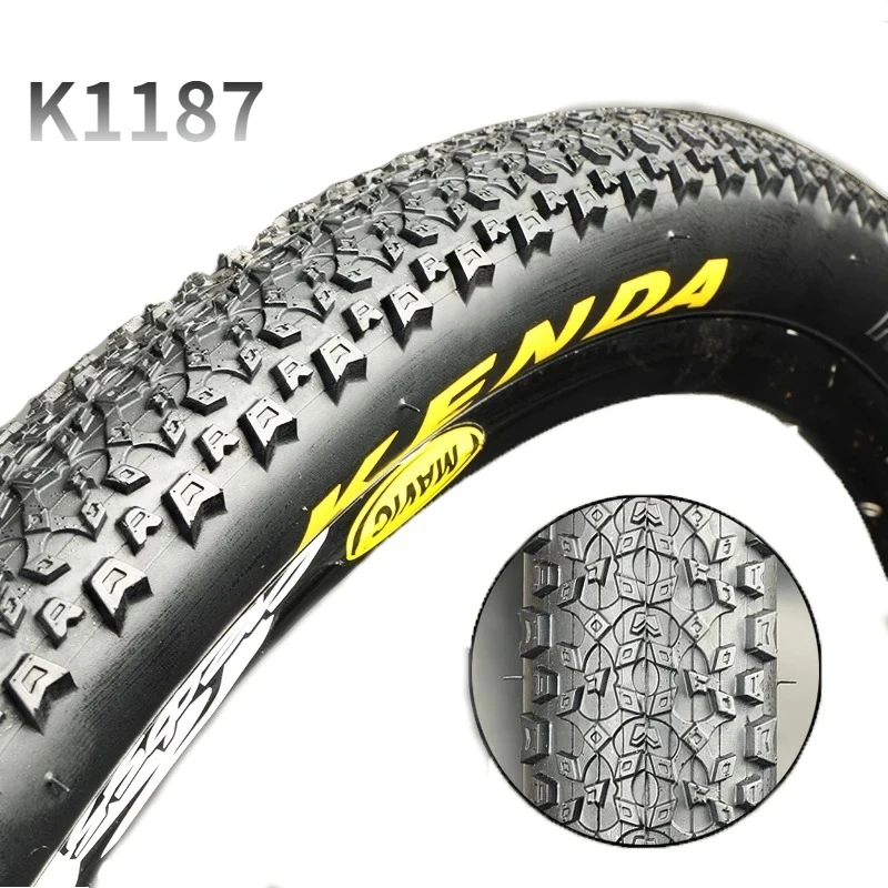 K1187 Mountain BicycleTire 26/27.5*1.95 Bike Tyre 65PSI Non-slip Wearable MTB Tires Wearable Cycling Parts