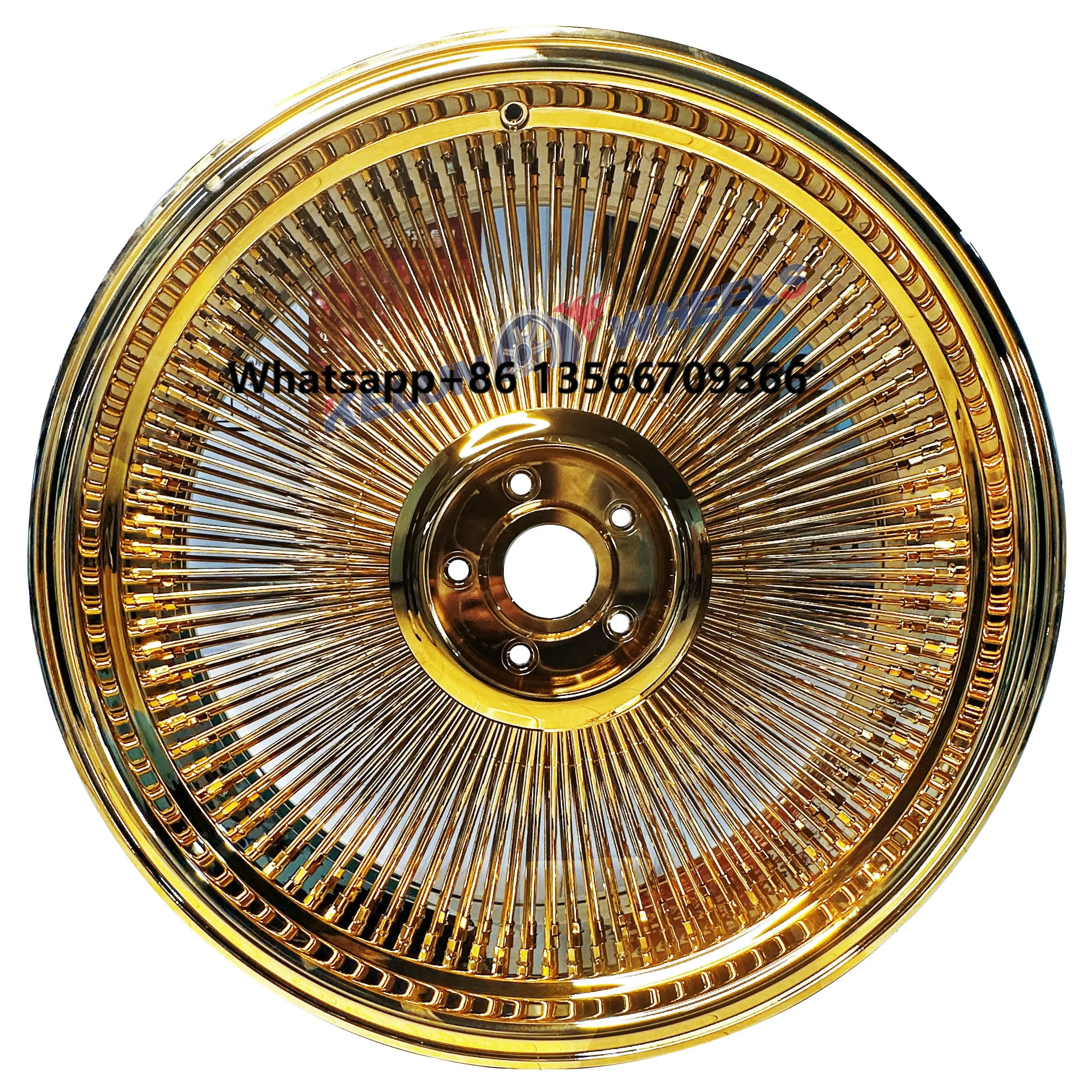 

Wheels 24 Inch 26 Inch forgiato Wheels 5x114.3 Gold Wire Wheels
