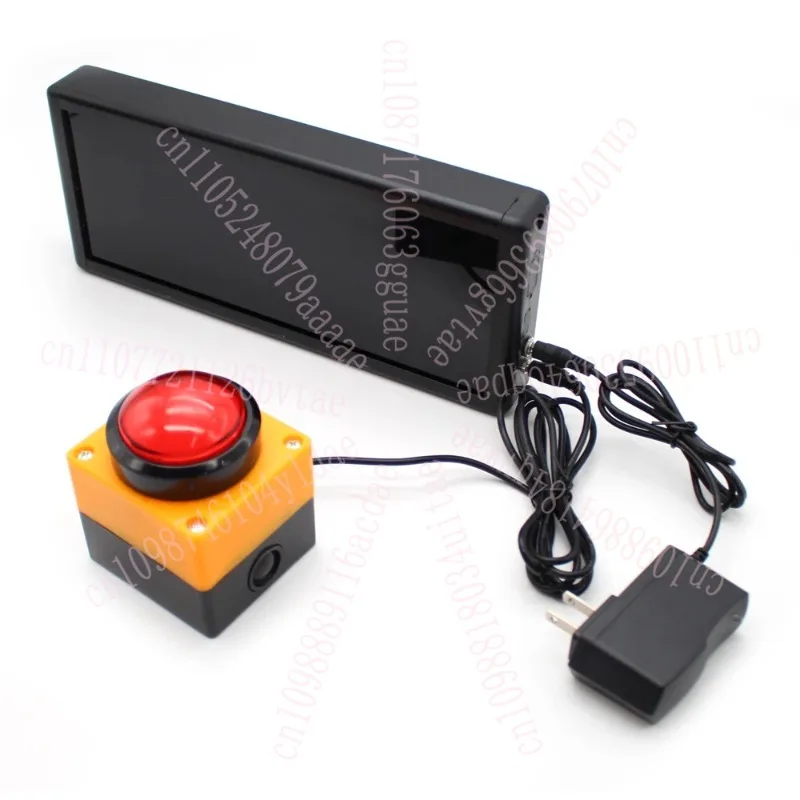 Display digital recarregável, temporizador de competição, contagem regressiva, cronômetro, 2,3 polegadas, treinamento de 4 dígitos, conjunto de equipamentos de cronometragem de fala