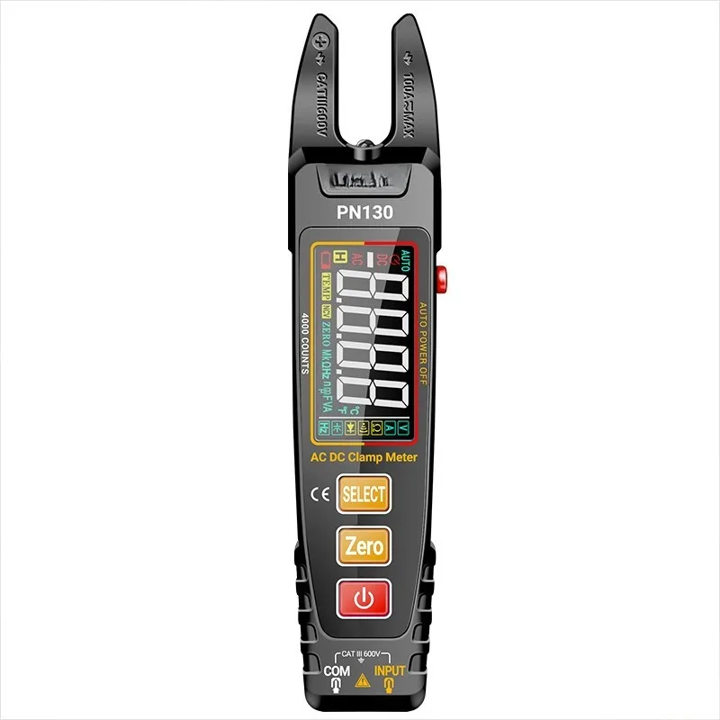 Suitable for Color Screen U-shaped Clamp Meter, Fully Automatic Measurable AC/DC Current Digital Clamp Multimeter