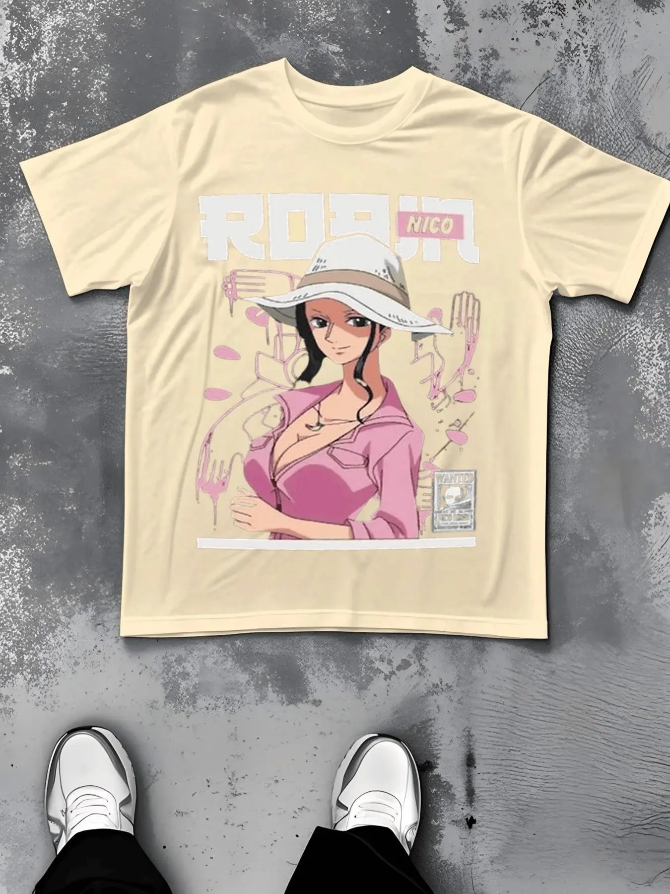 Une pièce dérivés d'animation imprimé T-Shirt à manches courtes hommes et femmes 2025 été nouvelle mode décontracté coton populaire