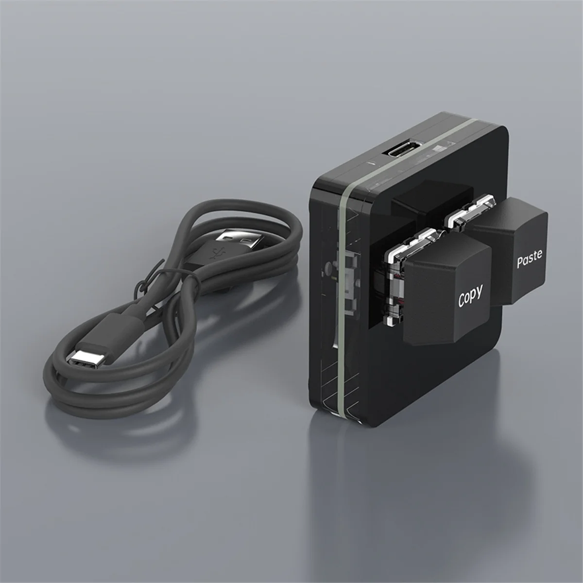 لوحة مفاتيح صغيرة مخصصة من ONGE مكونة من مفتاحين RGB Macro OSU لوحة مفاتيح ميكانيكية قابلة للبرمجة لأعمال الألعاب، أبيض من النوع A