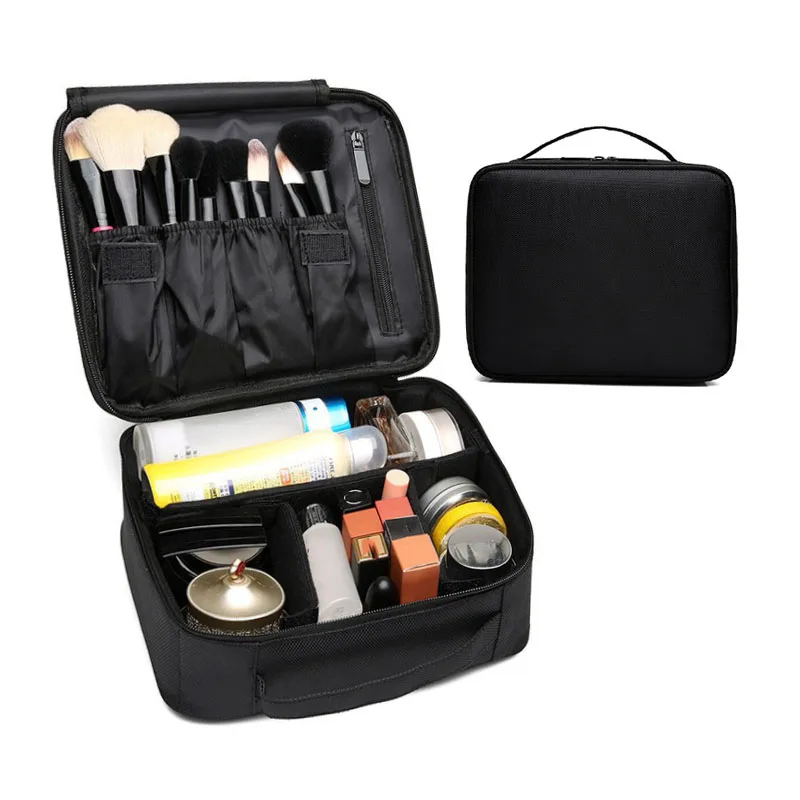 Women's Portable Travel Makeup Bag Waterproof Professional Embroidery Beauty Tool Storage Organizer Box New Arrival