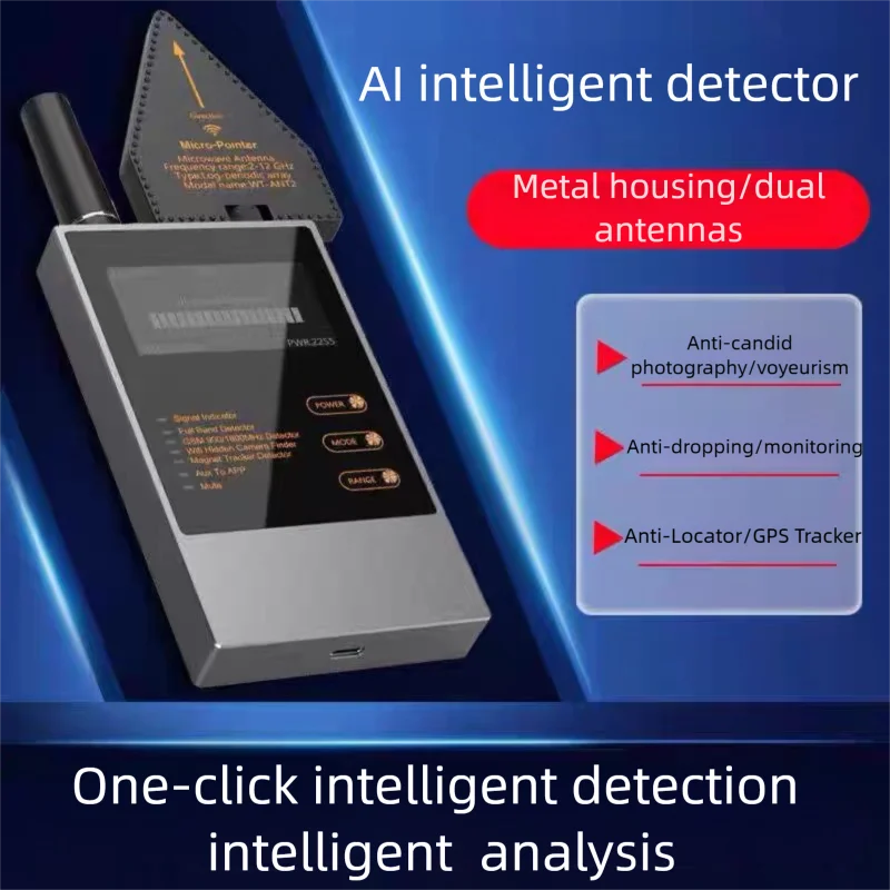 

Camera Signal block Wireless GSM Audio Bug GPS Camera Detector Finder RF Signal Scanner Anti Tracking Strong Magnetic Detector