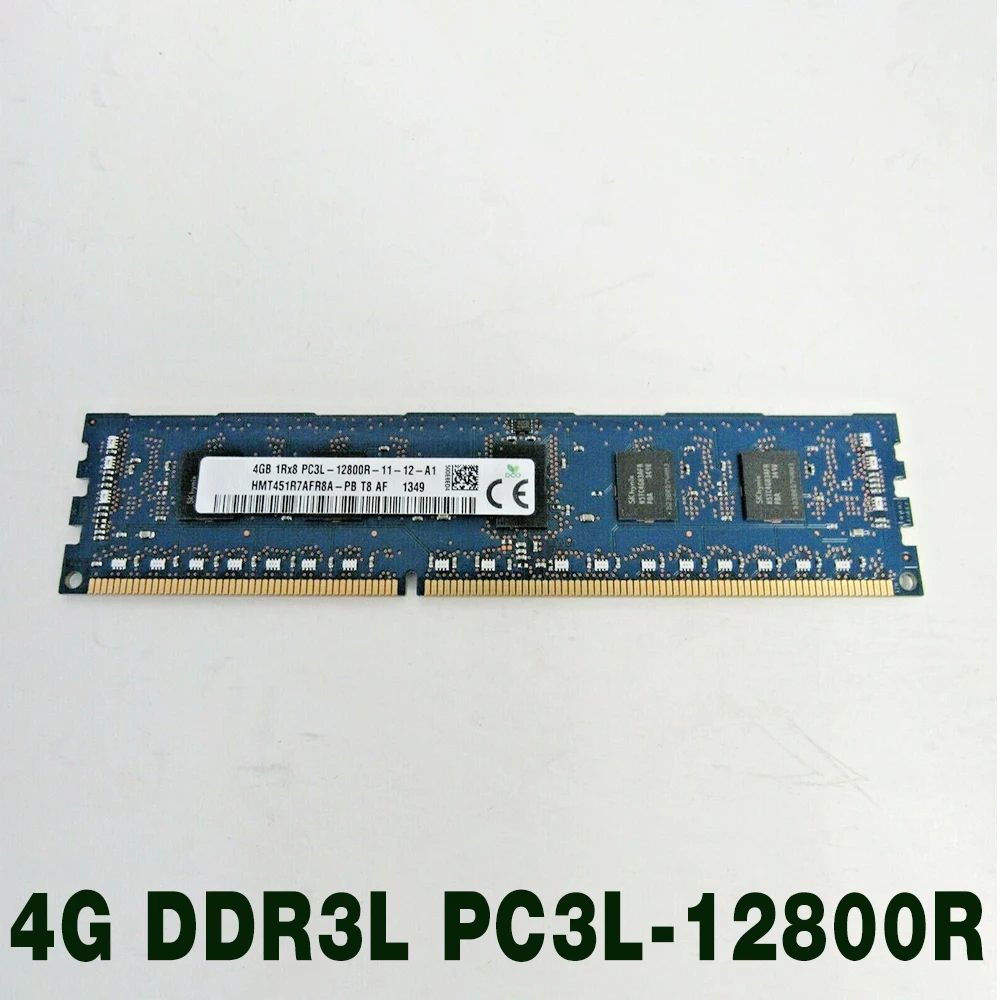 1 pcs 4GB ECC HMT451R7AFR8A-PB RAM For SK Hynix Memory High Quality Fast Ship 4G 1RX8 DDR3L PC3L-12800R