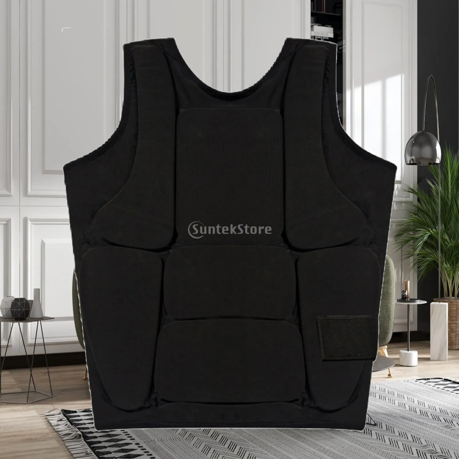 Boxing Belly Protector Adjustable Karate Chest Guard Rib Shield Taekwondo Protective Gear for Adult Training Sessions