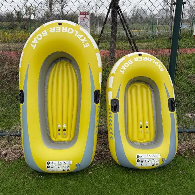 厚みのあるインフレータブルボート小型大人と子供用釣りボート水遊び屋外カヤックキャンプ旅行や水泳用