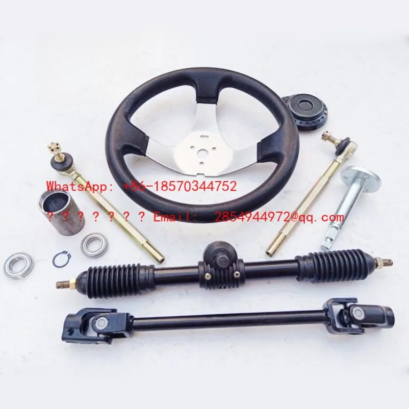 Kart Kit Homemade, Modified, Quad Motorcycle Steering Wheel Steering Ball Head Tie Rod Assembly Front Suspension