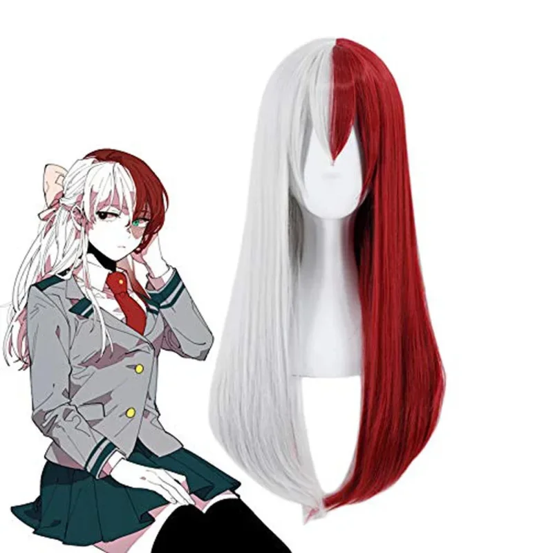 أزياء أنيمي بوكو نو هيرو أكاديميا تودوروكي شوتو التأثيرية شعر مستعار ياباني للحفلات الهزلية كيمونو بدلة كوسبلاي DOUJIN Genderswap فستان #6