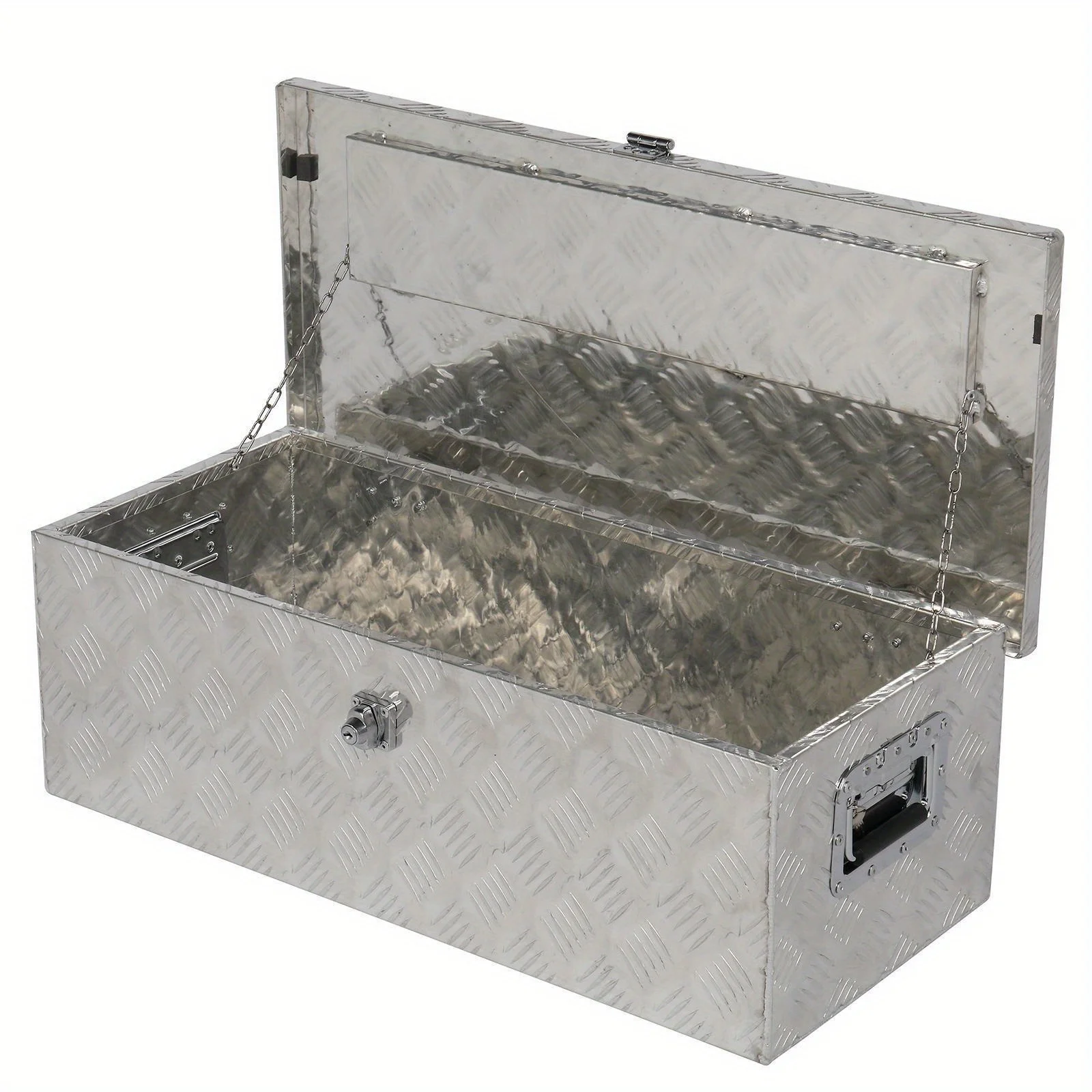 

Aluminum Pickup Truck 30" Underbody Bed Tool Box Under Trailer Tool Storage