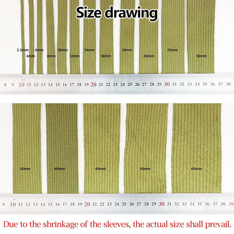 1~50m Cable Sleeve Nylon Braided Insulated Wrap 2mm - 30mm Tight High Density Polyamide Wire Protection Expandable Sheath