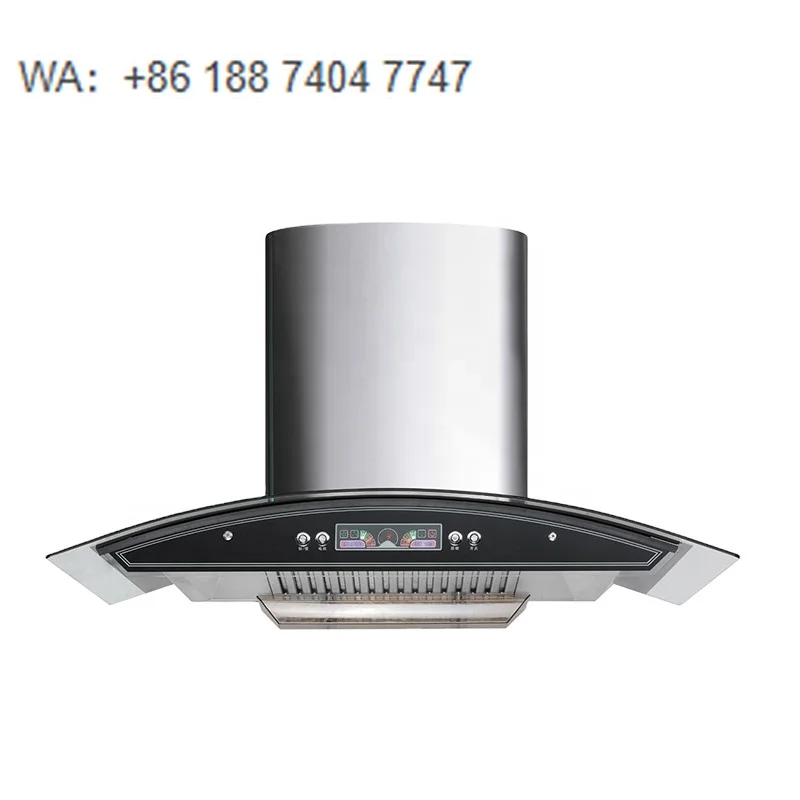 Slanted Steel Mesh Kitchen Exhaust Hood, Effective Odor and Fume Elimination, Sturdy Material, Simple Installation for Users