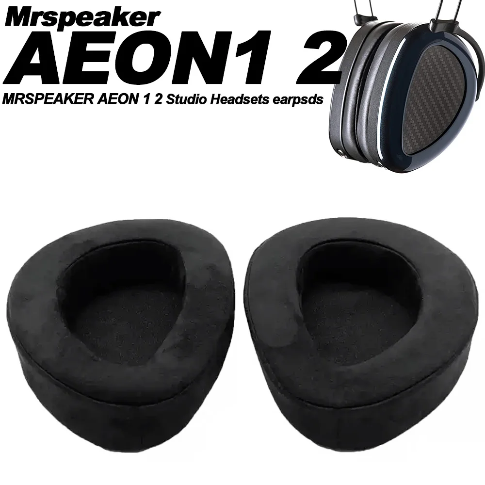 Амбушюры угловые MRSPEAKER AEON 1 2, перфорированные наушники из овчины, кожи ягненка, чехлы с эффектом памяти, губка