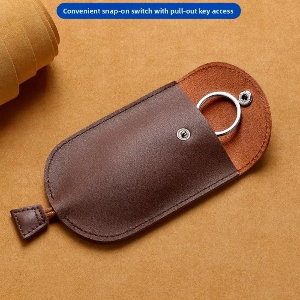 Mini Key Holder Large Capacity Household Key Case Multi-Functional with Pull-Out Design Key Chain Key Bag