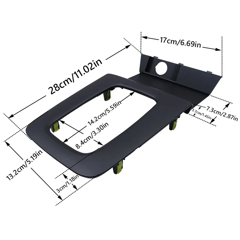 Gearbox Shift Panel Frame For TOYOTA 1998 1999 2000 CAMRY Storage Box Assy Console Cover Replace the Kit Plastic Accessories