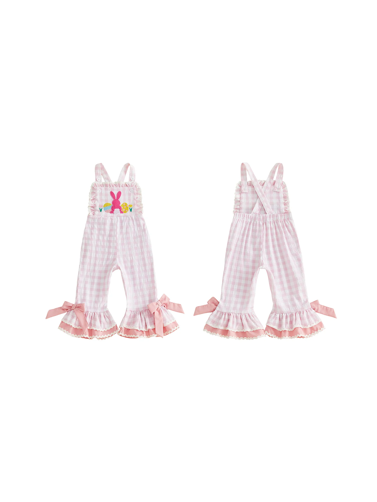 

Women s Spring Floral Print Romper Sleeveless V-Neck Tie Waist Jumpsuit with Ruffle Hem and Pockets