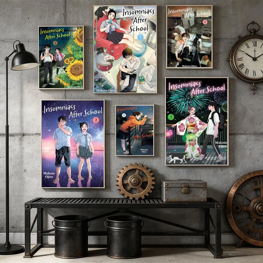 S-Insomniacs A-After S-School Big Poster Wall Art Print Premium Gifts For Anime room & Dorm wall Decor & Manga retail Store