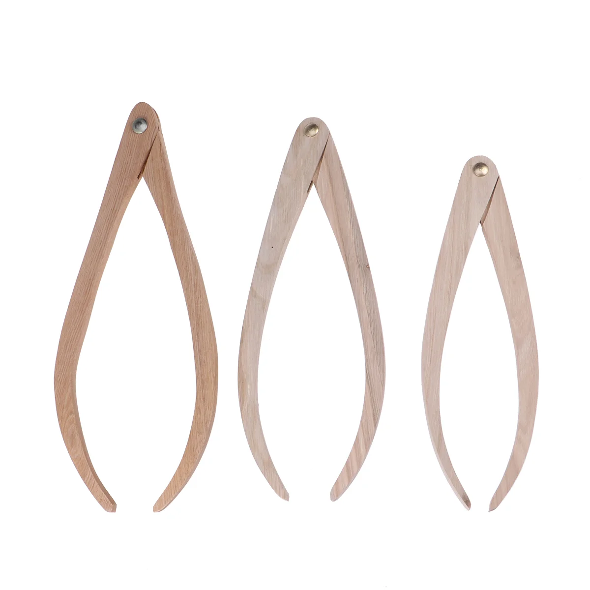 3pcs Wooden Calipers Pottery Clay Ceramic Measuring Tool (8inch, 10inch, 12inch) Pottery Tools Wood Calipers