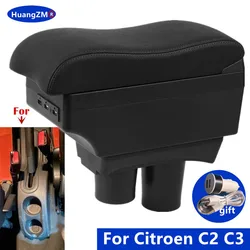 Car Armrest For Citroen C2 Armrest Box For Citroen C3 C2 Storage Box Interior parts Dedicated Retrofit parts Car Accessories