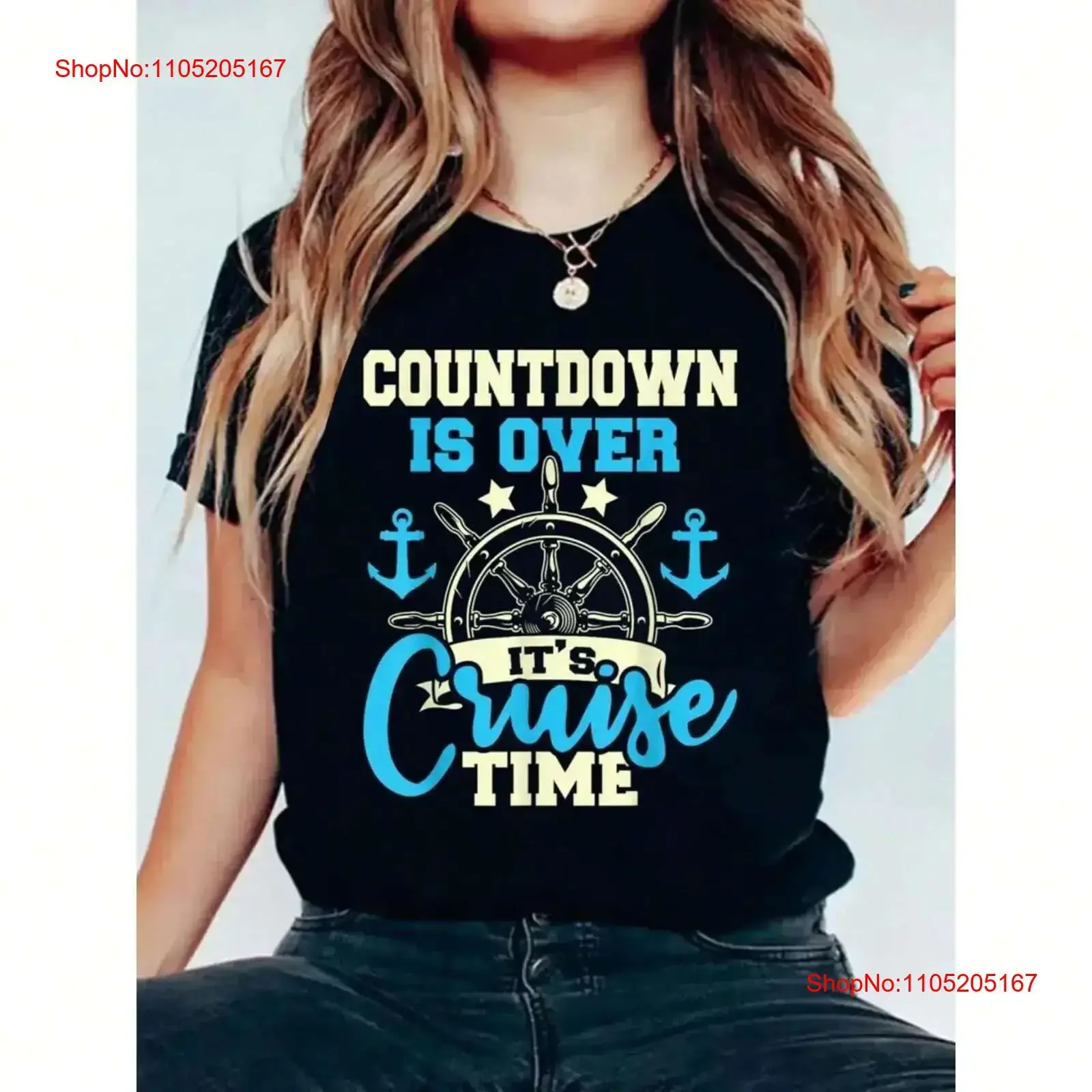 Cruise T shirt Women's Casual d Spring and Summer Top vintage Washed Stretched streetwear Soft Breathable designer clothes