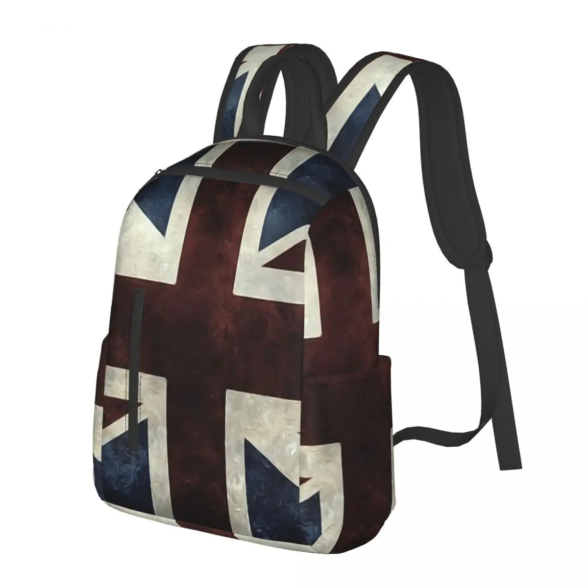 

Union Jack Flag Of The UK Student Backpack School Bag Hiking Travel Daypack for Men Women Bookbag Shoulder Bags
