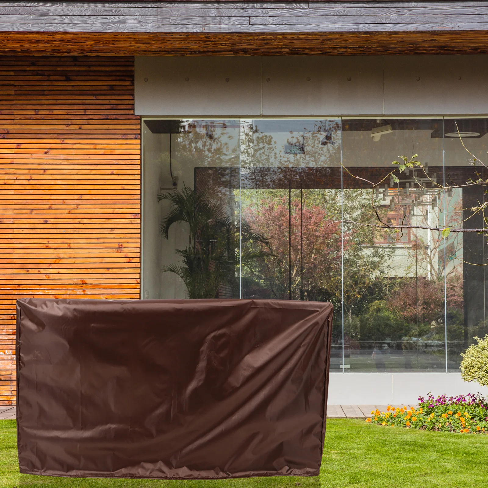 الثقيلة في الهواء الطلق غطاء مقعد أريكة مقاوم للماء مقاوم للثلج فناء مقاعد البدلاء غطاء الأثاث غير نافذ للمطر حديقة أثاث مقاوم للثلج #5