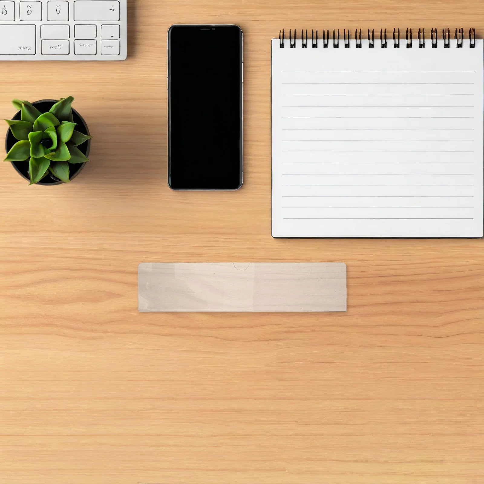 

5pcs Acrylic Name Plate Holder: Transparent Wall Mount Door Nameplate For Office Classroom Conference Room Sign Display Frame