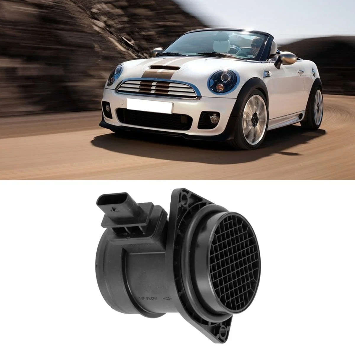 أ22P_ 0280218205   مستشعر تدفق الهواء للسيارات BMW Mini R55 R56 R57 Cooper 1.6L L4