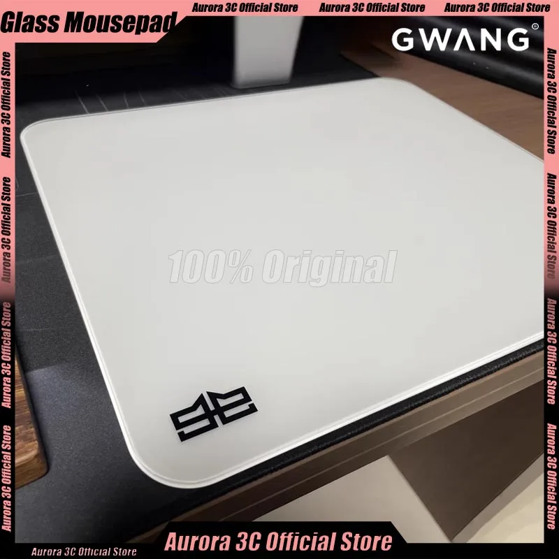

GWANG LUMEN glass Mousepad Tempered Glass Micro Etched Gaming FPS Full Base Adhesive Special High Speed Mouse Pad APEX CSGO