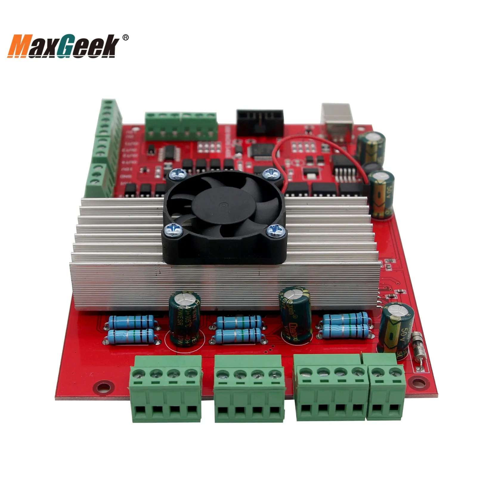 Maxgeek MACH3 CNC 3 Axis Stepper Motor Driver Board TB6560 USB Port