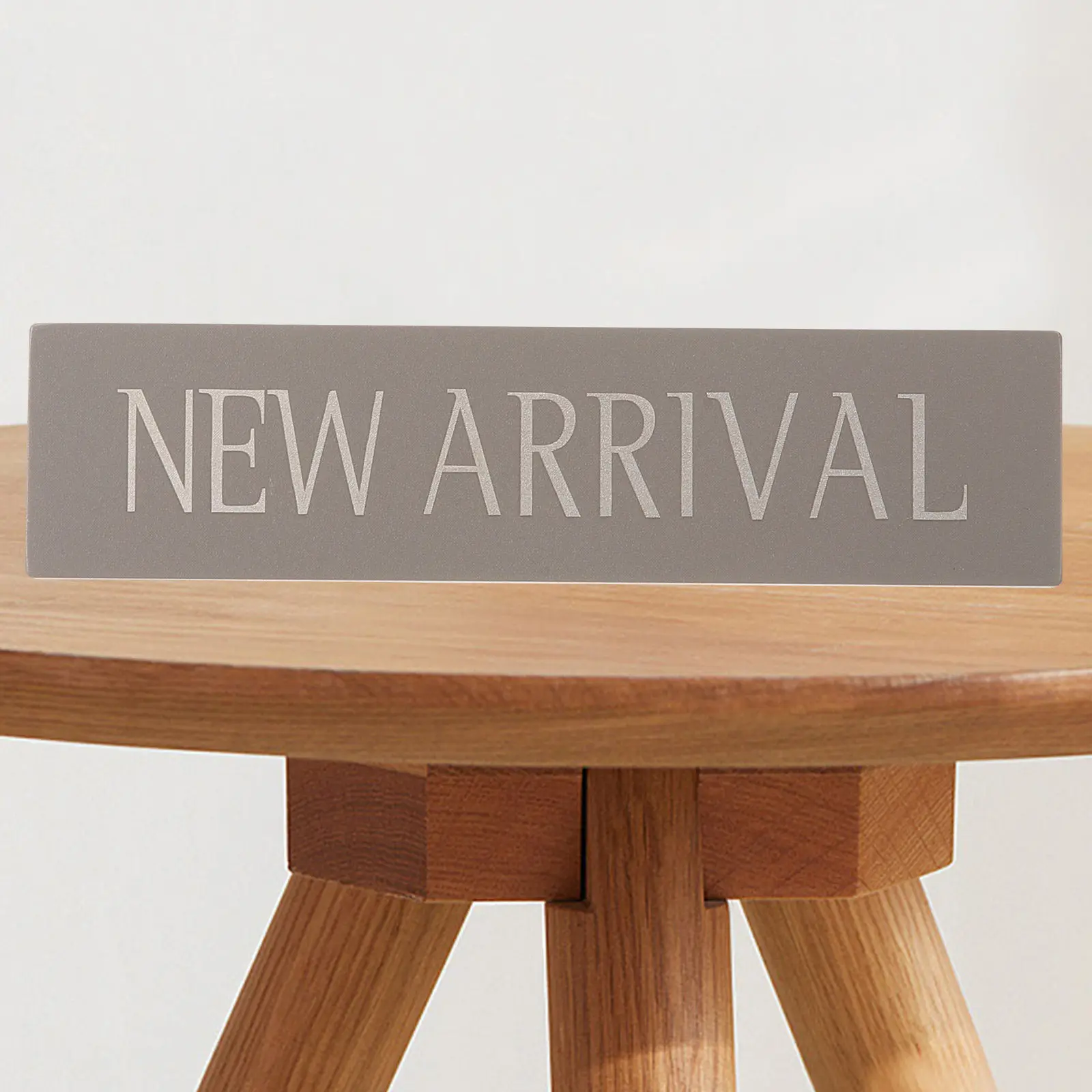 Metal Arrival Store Sign Merchandise Sign Material Strong Unique Design Vibrant Colors Quick Install Retail