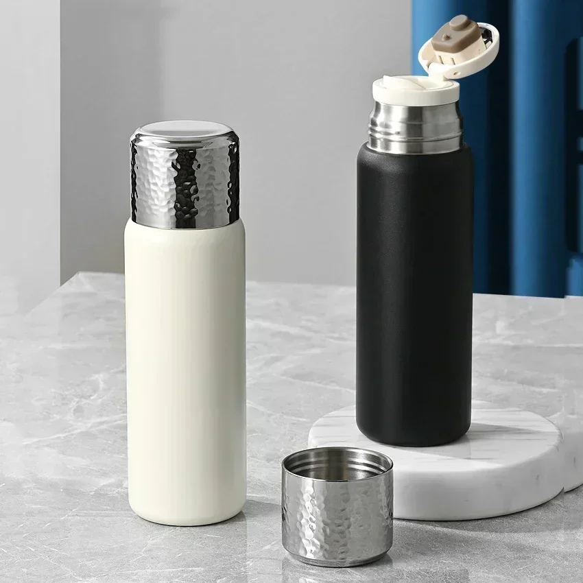 

Hammer Pattern Thermos Cup Stainless Steel Travel Coffee Thermos Bottle For Hot Cold Drink Insulating Cup Vacuum Flasks Gift