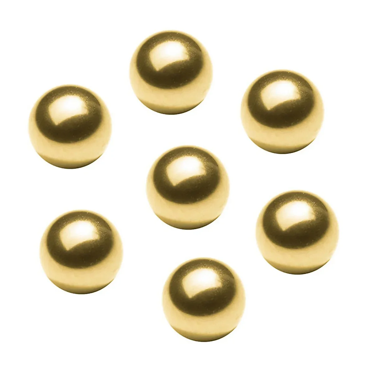 Sfera in ottone massiccio perline rotonde lisce ad alta precisione Dia 0.9/1/1.2/1.8/2/2.381/2.5/2.8/3/3.175/3.5/4/4.45/4.5/4.763/5mm - 45mm