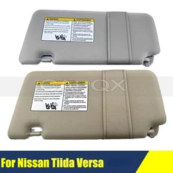 Car Sun Visor Sunshade For Nissan Tiida Versa Side Shade Sunvisor With Mirror Sunshade Cover Shade Interior Sunshade