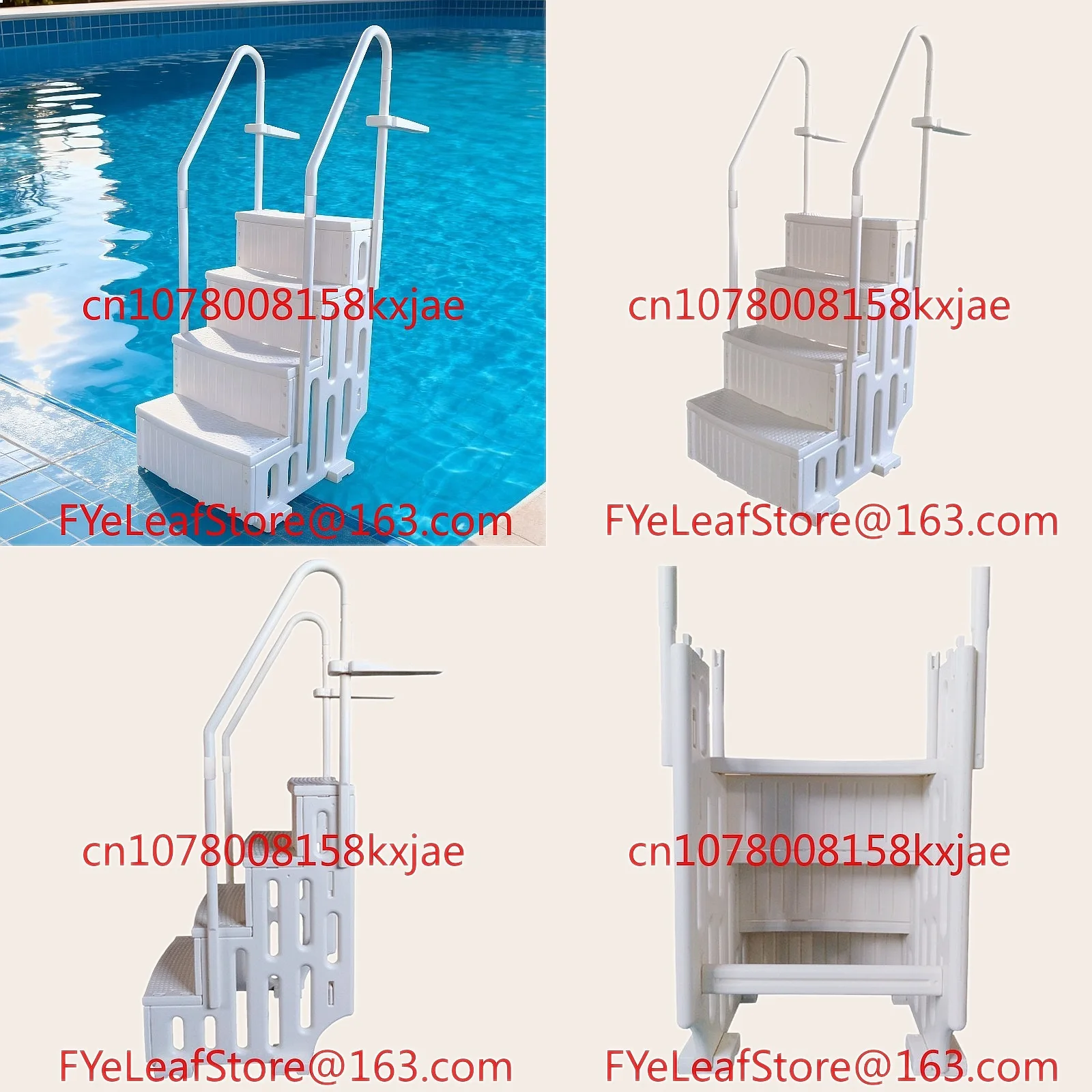 Strengthening Plastic Escalator Accessories for Swimming Pool Handrails