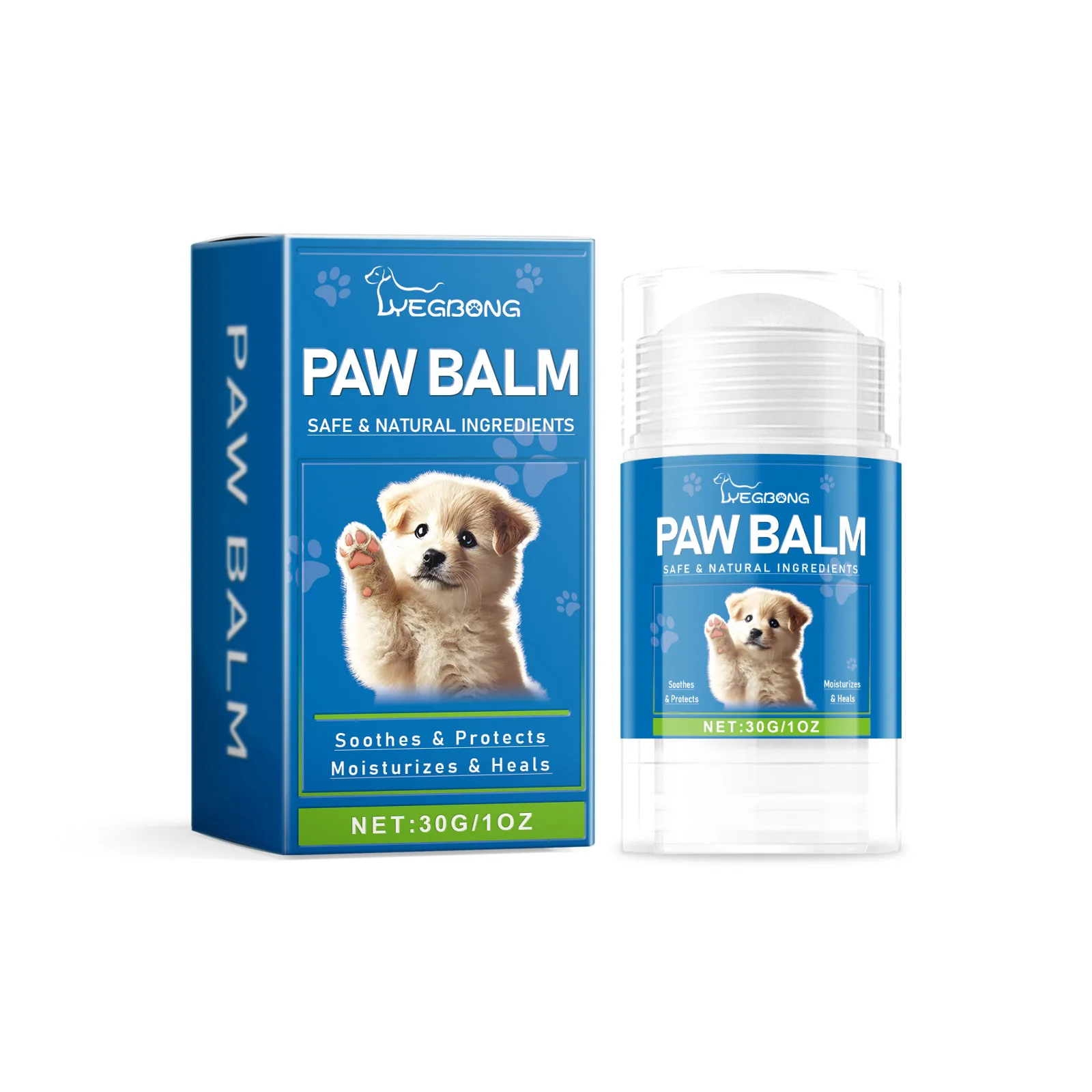 Paw Care Balm Moisturizing Soles Healthy Paws Care Crack Feet Repair Foot Care Protection Lick-Safe Pet Nose Moisturizing Wax