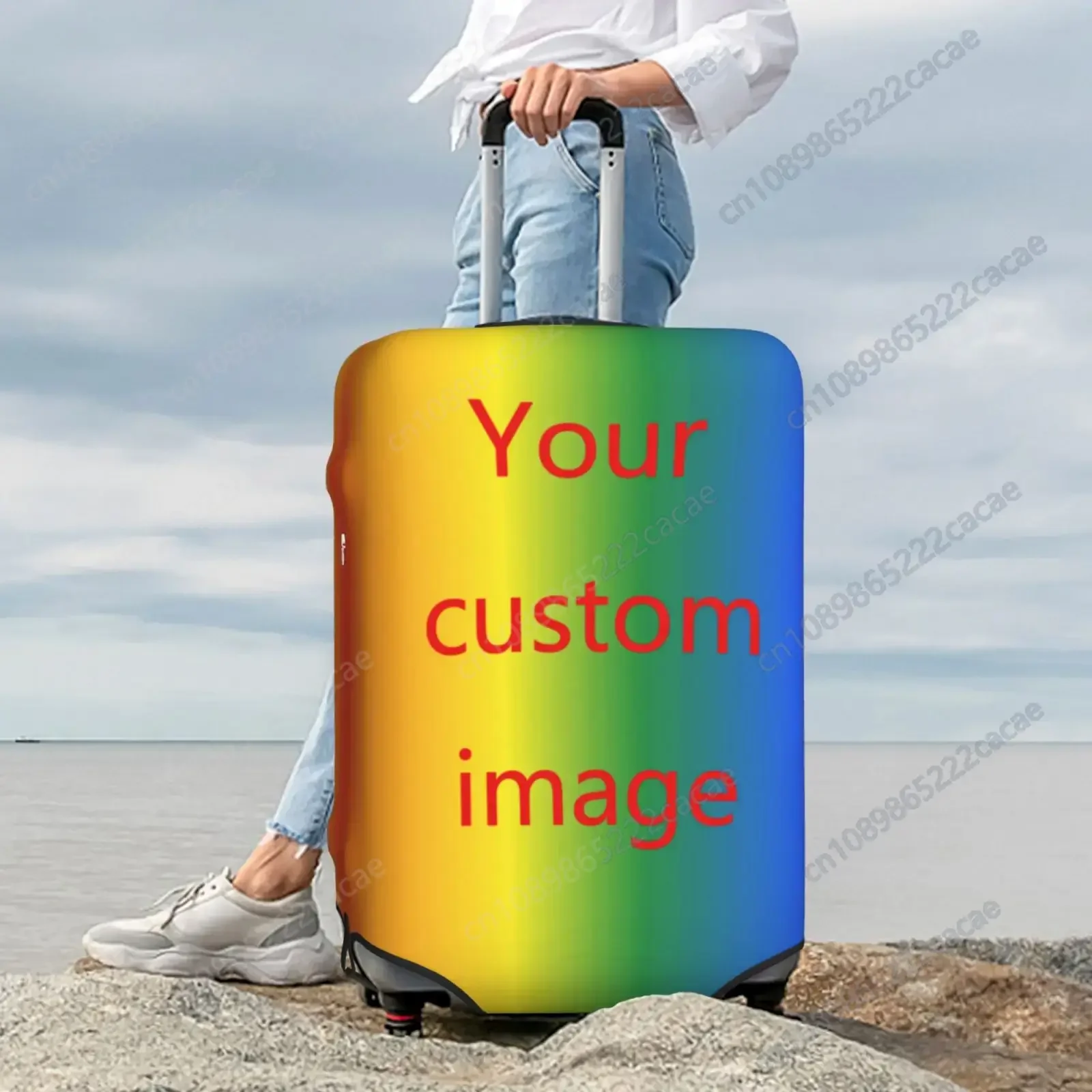 Colored luggage covers support customized designs, exclusive luggage covers for you, luggage protective covers