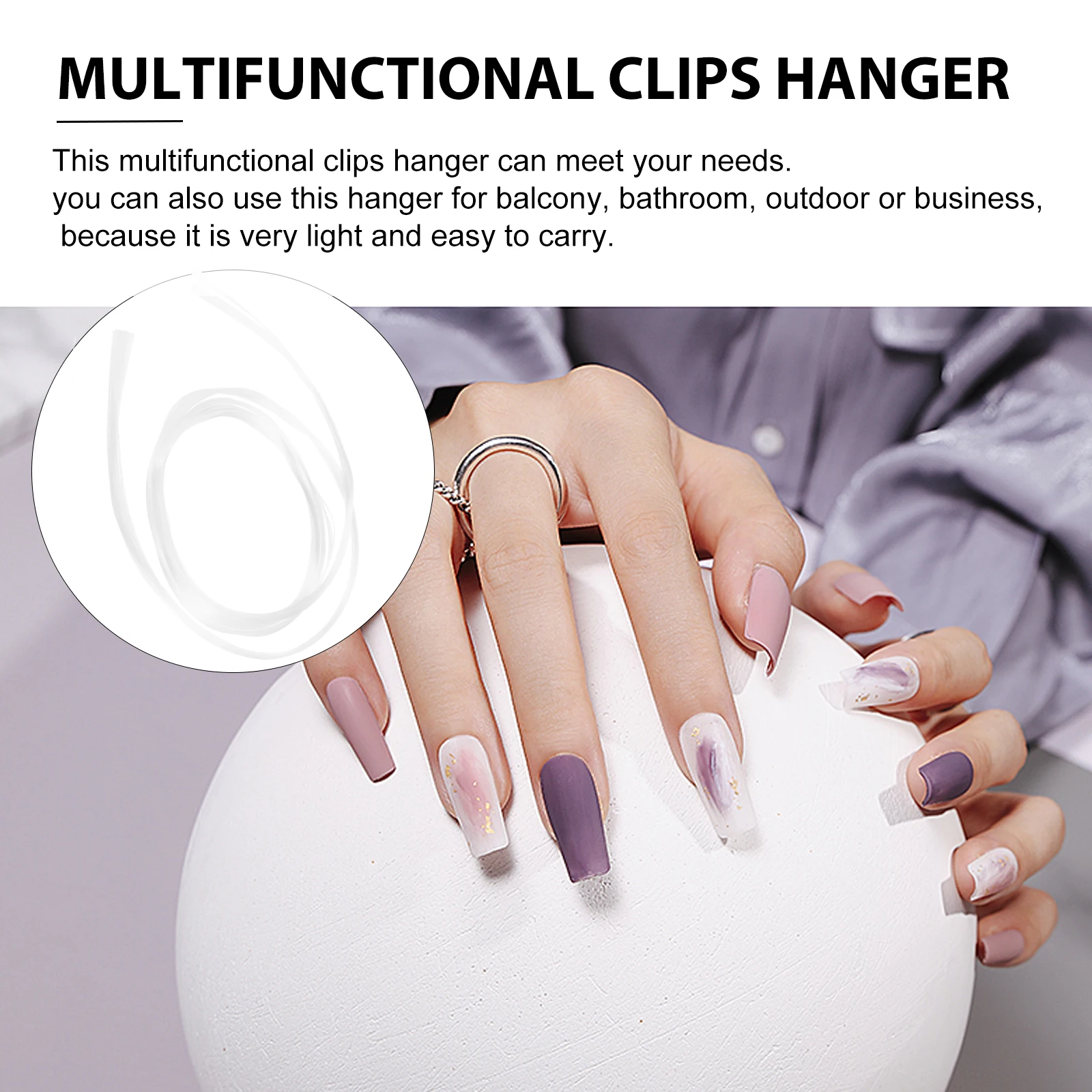 

1 Bag 1M Fiberglass Nail Extension Fibers Natural Manicure Lengthening Tools Easy Application Long Lasting 15-30 Days Nail Art