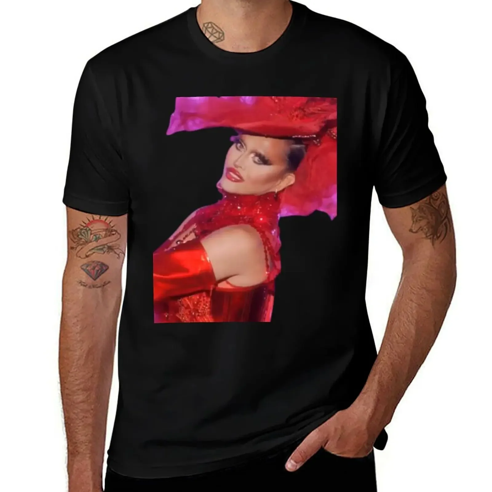 

Winner of Drag Race season 15 Sasha Colby T-Shirt summer clothes plain anime figures mens big and tall t shirts